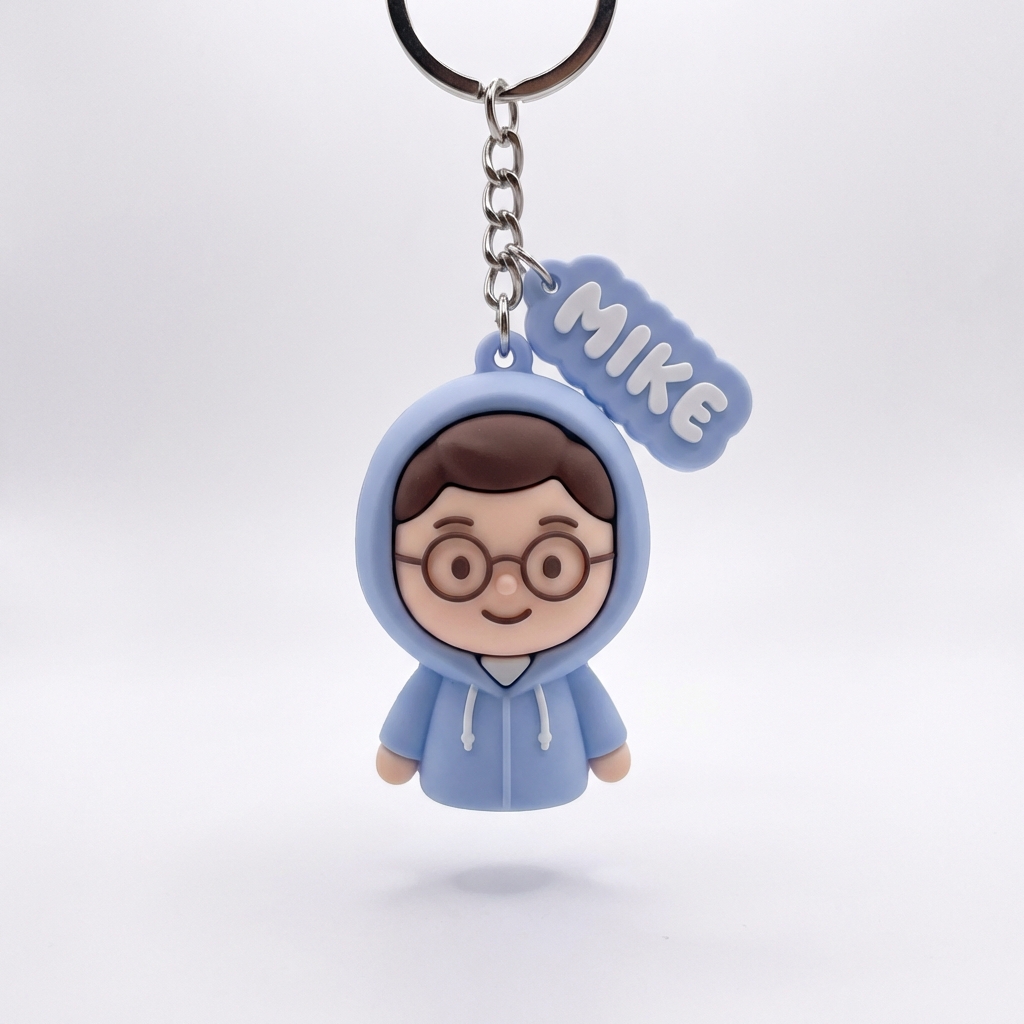 Cute 3D Cartoon Keychain Toy