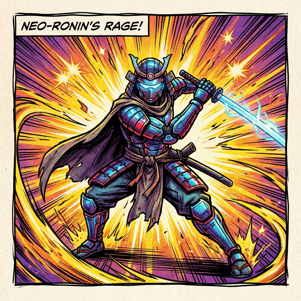 Dynamic Comic Book Illustration
