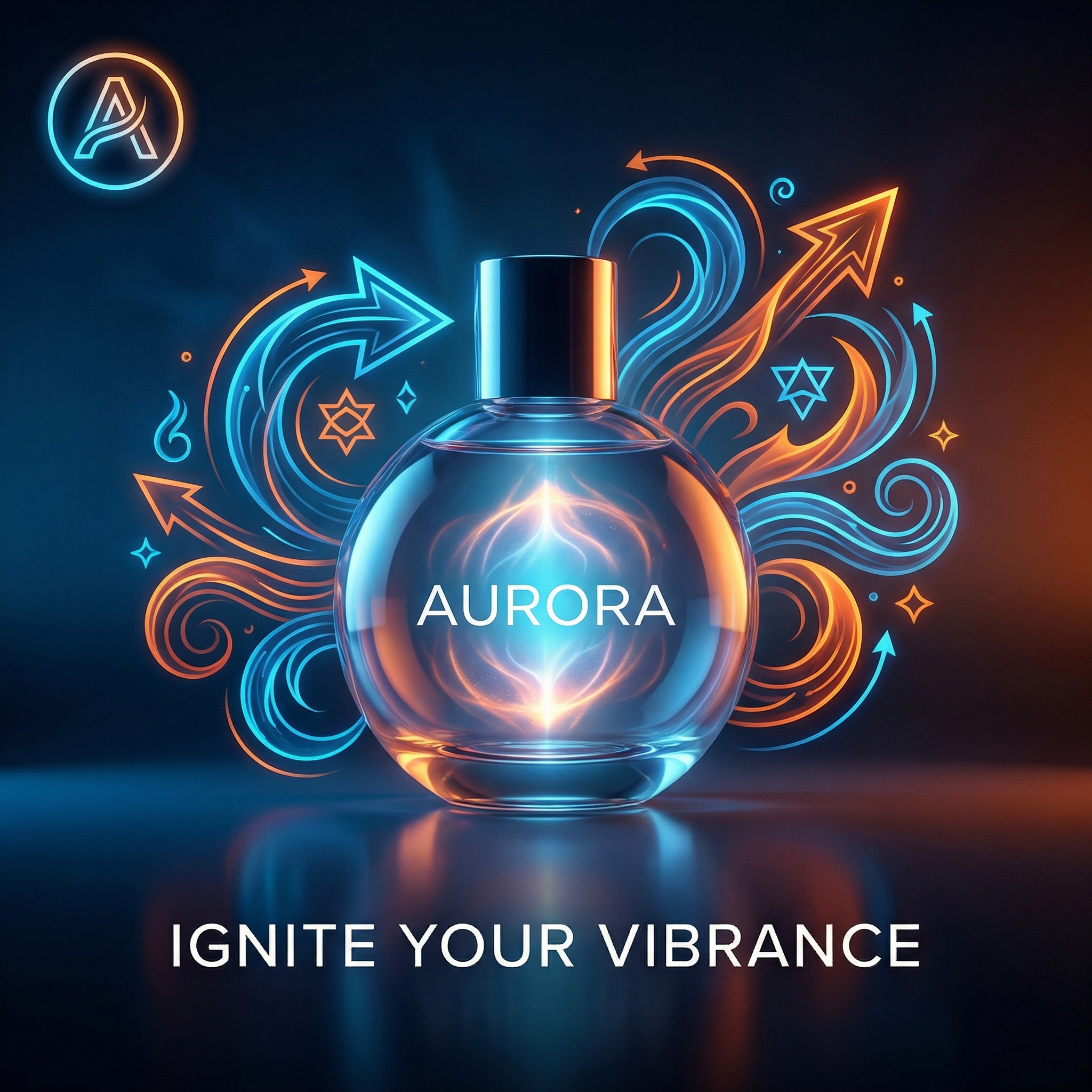 Surreal pop art ad: photorealistic product at center, surrounded by two-color vector illustration symbols, minimal yet energetic pop art composition